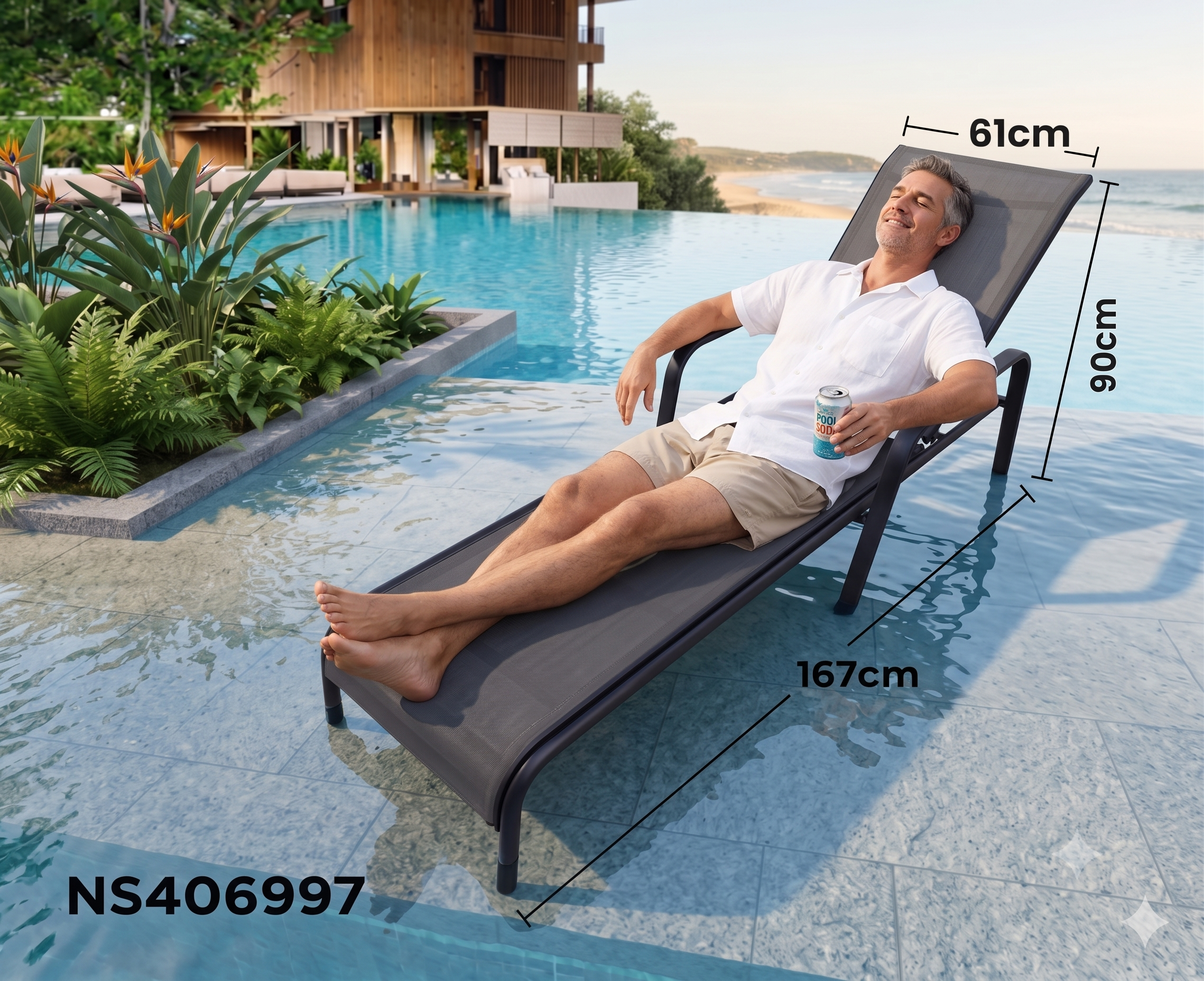 Piscina para compartir en familia